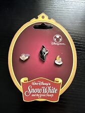 Disney Store Authentic 2006 Snow White Seven Dwarfs Micro Mini 3 Pin Set RARE picture