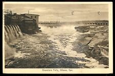 OTTAWA Ontario Postcard 1913 Chandiere Falls by ISC Picton picture