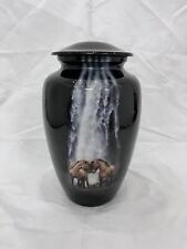 Wild Horse Pair, Urns for Human Ashes Funeral Adult Memorial 200 LBs Velvet Bag picture