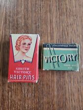 Vintage 40s Victory Hair Pin Boxes picture