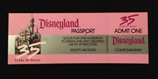 1990 Disneyland Complimentary Admission Passport w/ Stub- void no longer usable picture