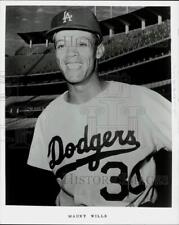 Press Photo Los Angeles Dodgers Maury Wills - kfx12729 picture