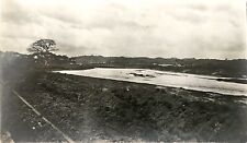 Real Photo Postcard RPPC Early 1900’s Unknown Location Water River Postcard WOW picture