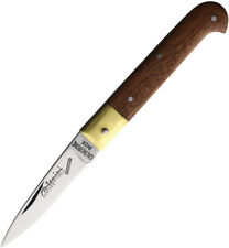Antonini Small Folder Brown Wood Folding Stainless Pocket Knife 91716 picture