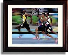 8x10 Framed Usain Bolt Autograph Promo Print - Fastest Man Alive picture