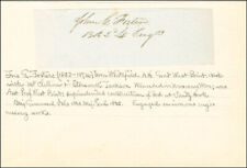JOHN GRAY FOSTER - SIGNATURE(S) CIRCA 1847 picture
