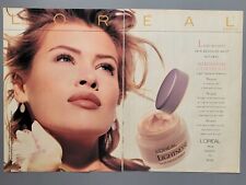 1992 Magazine Advertisement Page Loreal Lightnesse Light Natural Makeup Ad  picture