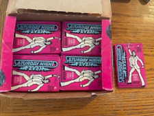 (2) 1977 Donruss SATURDAY NIGHT FEVER Movie Trading Cards SEALED Wax Gum Packs picture