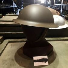 WWII UK Army Original Early World War 2 Mk2 British Tommy Steel Helmet Army Shop picture