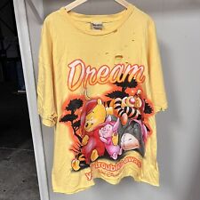 Vtg Disney Sleepwear Pooh Shirt Dream Your Troubles Away One Size Walt Disney  picture