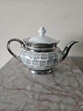 vintage bavaria selttmann weiden porcelain tea set silver white anita 15 pcs picture