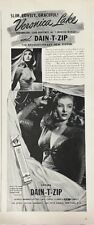 Rare Vintage Original 1941 Dain-T-Zip Veronica Lake Hollywood Star Advertisement picture