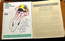 Vintage 1986 Maps & Spectator Guide Coors International Bicycle Bike Races picture
