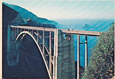 Postcard CA Monterey California Bixby Bridge 4
