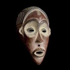 African Home Décor mask tribal Face Wood Carved Chokwe Pwo MasK-G2001 picture