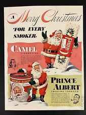Santa Claus Camel Cigarettes 1947 Magazine Print Add 13x10 picture