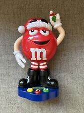 M&M's Red Candy Dispenser 2015 Limited Edition Collectible Christmas picture