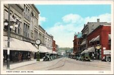 1930s BATH, Maine Postcard 