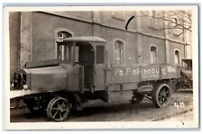 c1920's WW1 Military Truck Neuwied Germany RPPC Unposted Photo Postcard picture