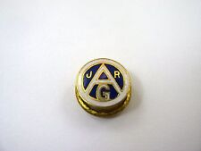 Antique Vintage Collectible Pin: JRAG AGJR Enamel Screwback picture