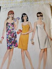 McCall's 8793: 1960s Misses Slip Dress Vintage Sewing Pattern  Bust 32 Complete  picture