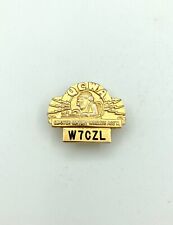 Vintage Quarter Century Wireless Association QCWA Lapel Hat Pin - W7CZL picture