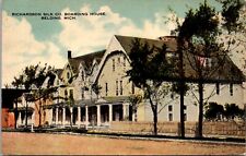 Postcard Richardson Silk Co. Boarding House in Belding, Michigan picture