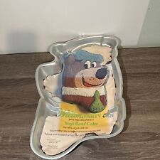 Vintage 1976 Wilton Hanna Barbera Aluminum Yogi Bear Shaped Cake Pan picture