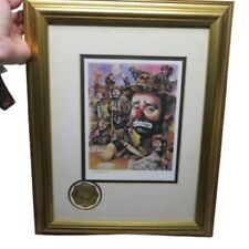 Emmett Kelly Clown The Original Circus Collection Framed picture