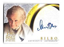 2003 Topps Lord of the Rings Return of the King Autograph Ian Holm Bilbo Baggins picture