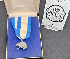 VTG BSA Boy Scouts of America Sterling Silver Beaver Distinguished Service Award picture