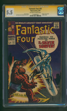 Fantastic Four #55 CGC 5.5 SS Signature Series Signed Stan Lee Marvel 1966 picture