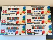 8 Unopen Vintage Christmas Lights: 6  Boxes Indoor/Outdoor and 2 Boxes Outdoor picture