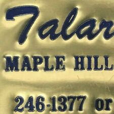 c1960's-70's Foil Wooden Matchbox / Matchbook - Talarski's Maple Hill Chapels picture
