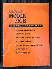 Original Vintage Chilton's 1953 Automobile Motor Age Service Handbook Book picture