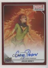 2023 Marvel Platinum Red Rainbow Artist Jean Grey Casey Parsons #46 Auto 2v8 picture