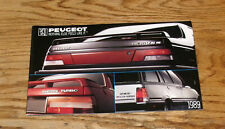 Original 1989 Peugeot Full Line Sales Brochure 405 505 picture