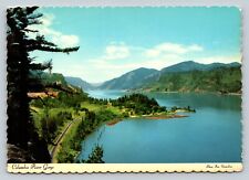 Columbia River Gorge Between Oregon & Washington 4x6 Postcard 1772 picture