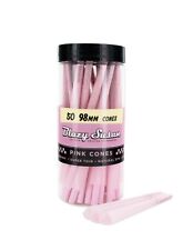 Authentic Blazy Susan Pink Cones 50ct Pack 1 1/4 pre rolled Cones Sealed Bottle picture