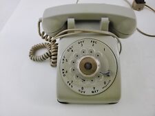 Vintage Bell System Western Electric Gray Rotary Dial Desk Telephone Phone picture