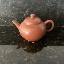 Antique small red clay teapot picture