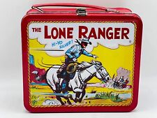 Vintage The Lone Ranger Replica Metal LUNCHBOX 1995 Reproduction EUC picture