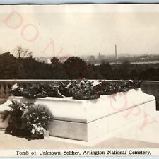 c1920s Arlington, VA Cemetery Tomb Unknown Soldier RPPC Photo PC Washington A45 picture