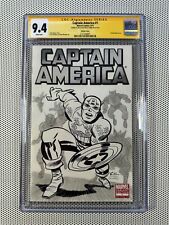 Captain America #1 Avengers 4 Original Art Sketch Signed Bruce Timm CGC 9.4 picture