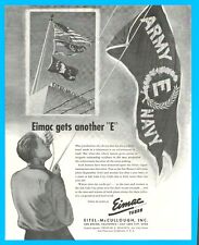 1943 WWII Eimac Tubes PRINT AD Eitel McCullough San Bruno Salt Lake City Utah picture