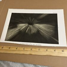 Antique 1898 Plate of a Pencil Sketch of an December 1894 Auroral Crown picture