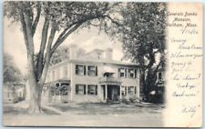 Postcard - Generals Banks Mansion - Waltham, Massachusetts picture
