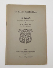 St. Paul's Cathedral Guide Compiled by W. M. Atkins    1951 Vintage Tour Booklet picture