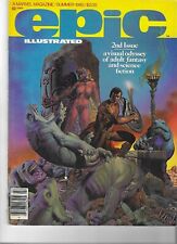 EPIC ILLUSTRATED #2 Summer 1980 Marvel Magazine - Corben Cover , G/VG 2.0-3.0 picture