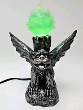 Vintage 1999 AADLP Gargoyle Statue Lamp with Green Glow Rubber Bulb Halloween picture